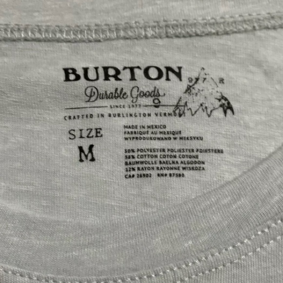 Burton Women's Morton 3/4 Raglan Sleeve Tee NWT - Picture 9 of 11